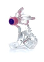 Piercie-Tongue Vibro CockRing Clear von Boss Series