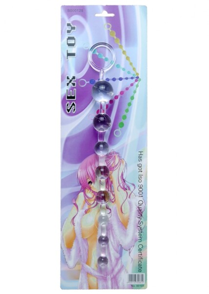 Plug/kulki-Jelly Anal 10 Beads Clear von Boss Series