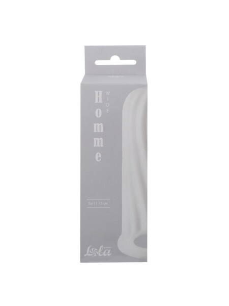Penis sleeve Homme Wide White for 11-15 cm