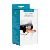 Me You Us The Extender Hollow Vibrating Strap-On Flesh 6...