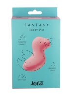 Rechargeable vacuum stimulator Fantasy Ducky 2.0 Pink