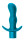 Anal plug with vibration Spice it up Teaser Aquamarine