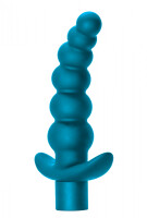Anal plug with vibration Spice it up Ecstasy Aquamarine