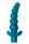 Anal plug with vibration Spice it up Ecstasy Aquamarine