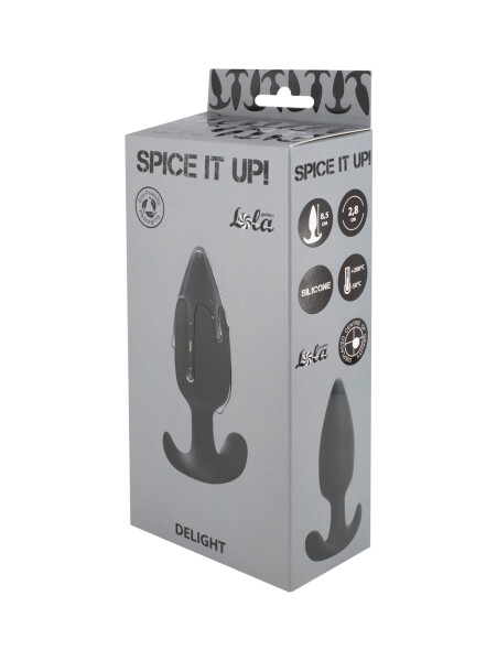 Spice It Up Delight Black Anal Plug