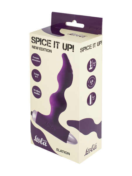 Vibrating Anal Plug Spice it up New Edition Elation Ultraviolet