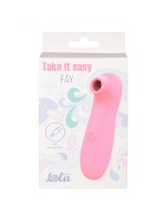 Take it Easy Fay Pink Rechargeable Vacuum Wave Stimulator