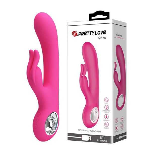 PRETTY LOVE - CARINA, PINK, USB, 7 Funktion