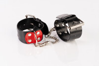 Kinkster - Vegan Leather Handmade Anklecuffs black