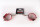 Kinkster Handmade Vegan Leather Anklecuffs Red