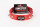 Kinkster Vegan Leather Handmade Collar 3 Spikes Red