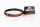 Kinkster - Vegan Leather - Handmade - Collar 2 red crystals