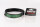 Kinkster Vegan Leather Handmade Collar with 3 Green Crystals
