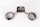 Kinkster - Vegan Leather Handmade Handcuffs mit Silberkristallen