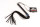 Kinkster - Vegan Leather - Handmade - Flogger blue crystals