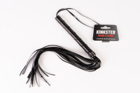 Kinkster Vegan Leather Handmade Flogger mit Silberkristallen