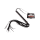 Kinkster Vegan Leather Handmade Flogger mit Silberkristallen