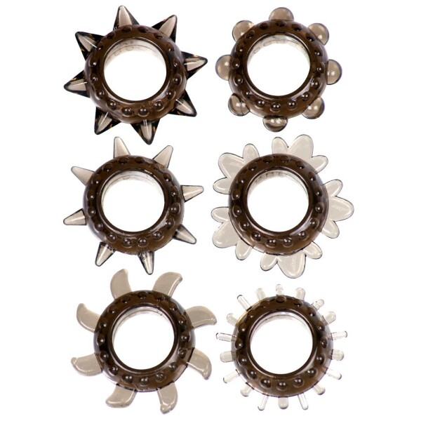 Me You Us Tickler Bulk Textured Ring Smoke (102 Stück)