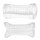 Me You Us Ripple Dual End Stroker Male Masturbator Transparent