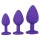 Me You Us Trio Of Jewels Purple