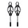Me You Us Clover Nipple Clamp Black