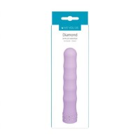 Me You Us Diamond Silk Gyrator Vibrator Violet
