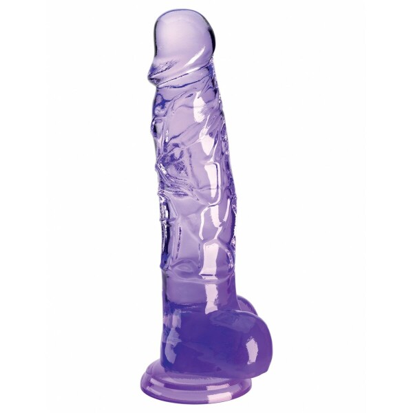 Vibrator Pipedream King Cock Clear Lila Bunt