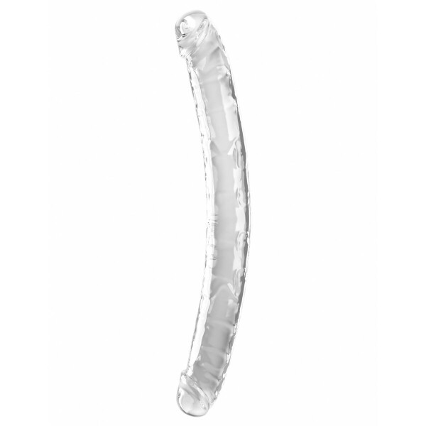 Pipedream King Cock KC 18in. Double Dildo Clear