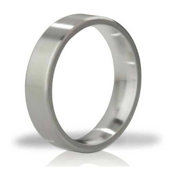 Duke Brushed Liebesring aus Edelstahl Mystim