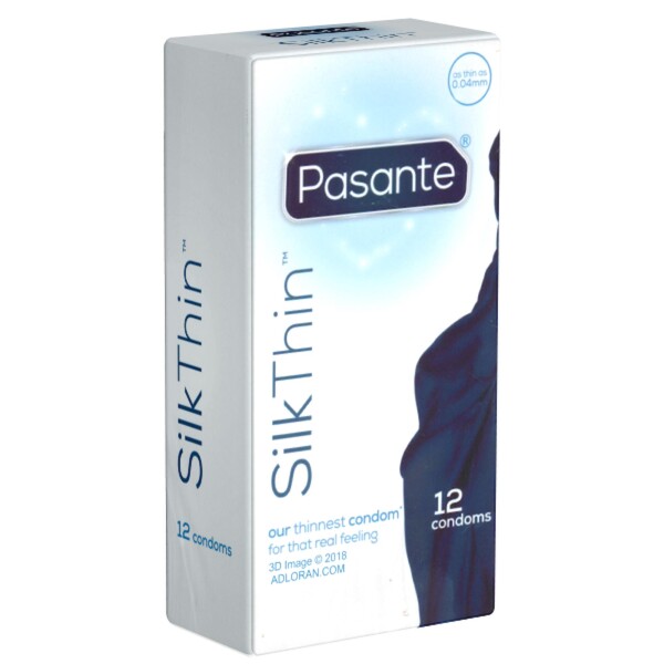 Pasante Single: Silk Thin, 12 superdünne Kondome