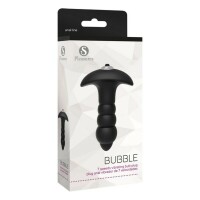 Plug Anal S Pleasures Bubble Schwarz/Silberfarben