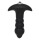 Plug Anal S Pleasures Bubble Schwarz/Silberfarben