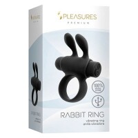 S Pleasures Rabbit Penisringe Schwarz