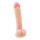 Natürliches Dildo S Pleasures Beige Silikon (19,5 cm)