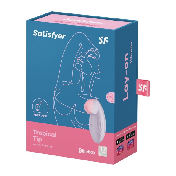 Tropischer Tipp - Lay-on Vibrator - Vibrator - Helllila