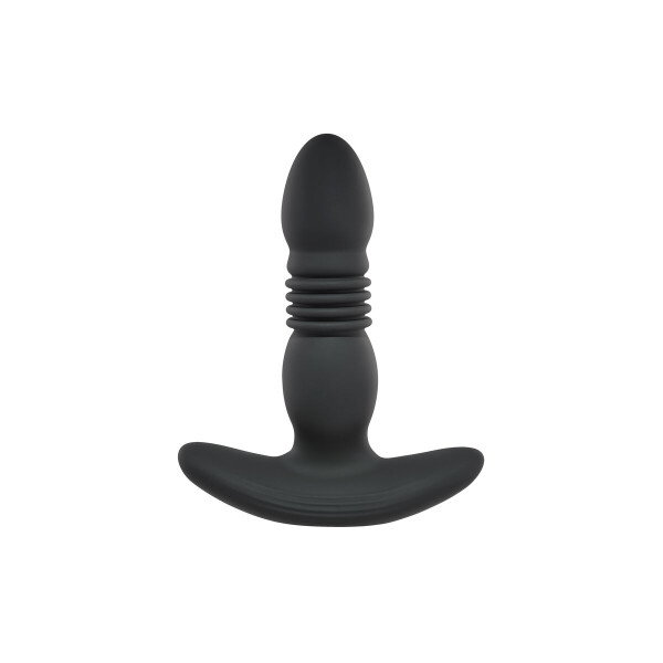 Playboy - Vertraue dem Stoß-Buttplug - Schwarz