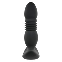 Playboy - Vertraue dem Stoß-Buttplug - Schwarz