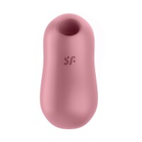 Zuckerwatte - Doppelter Luftimpuls Vibrator - Hellrot