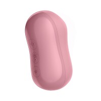 Zuckerwatte - Doppelter Luftimpuls Vibrator - Hellrot