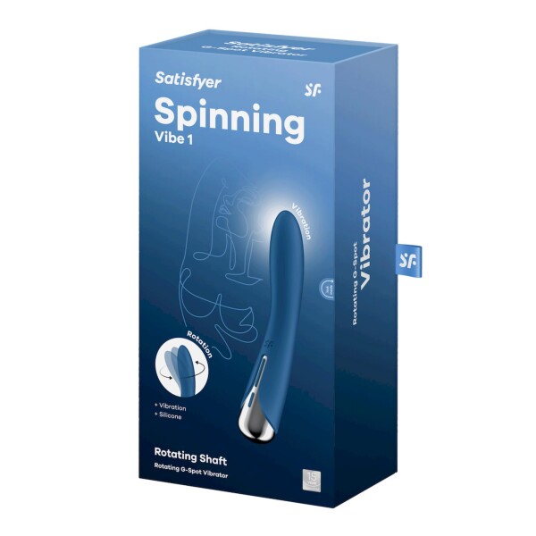 Spinning Vibe 1 - Rotierender G-Spot Vibrator - Blau