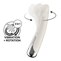 Spinning G-Spot 1 - Rotierender G-Spot Vibrator - Beige