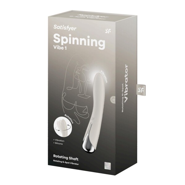 Spinning Vibe 1 - Rotierender G-Spot Vibrator - Beige