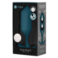 Plug Anal B-Vibe 6 Blau Azul Océano b-Vibe
