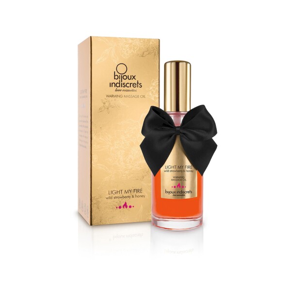 Light My Fire - Warming Massage Oil Wild Strawberry and Honey - Wild Strawberry  Honey