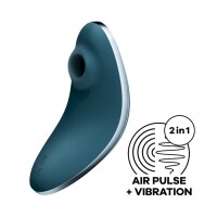 Vulva Lover 1 - Doppelter Luftimpuls-Vibrator - Blau