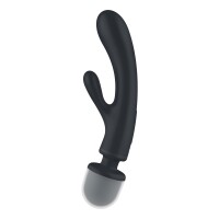Triple Lover - Hybrid Wand Vibrator - Grau