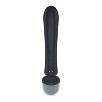 Triple Lover - Hybrid Wand Vibrator - Grau