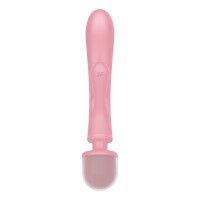Triple Lover - Hybrid Wand Vibrator - Pink