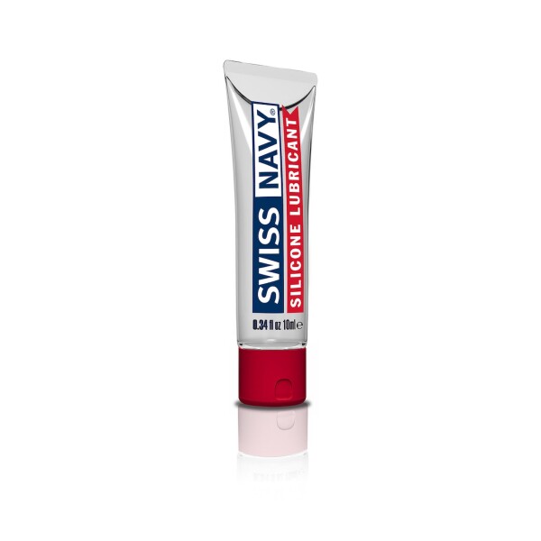 Swiss Navy Premium - Silikonbasiertes Gleitmittel - 0,3 fl oz / 10 ml