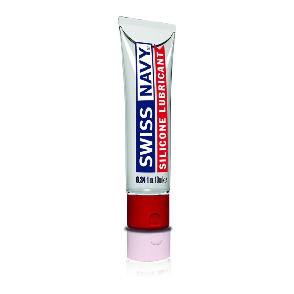 Swiss Navy Premium Silikonbasiertes Gleitmittel - Fishbowl - 0,3 fl oz / 10 ml